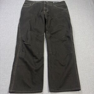 KÜHL Exile Kord Chino Pants Mens 38x30 Brown Striped Corduroy Relaxed 5-Pocket